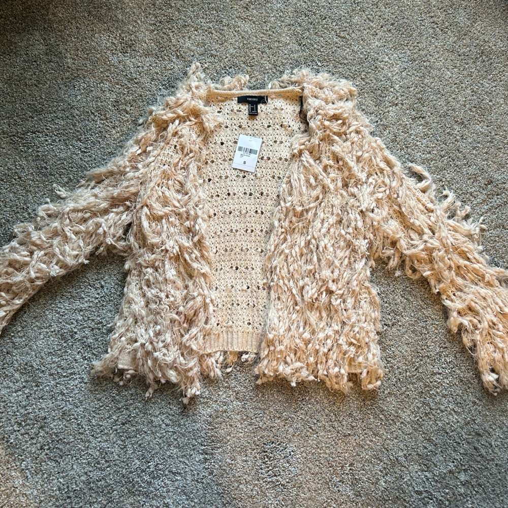 Forever 21. Sweater/Cardigan. Taupe. New with tags